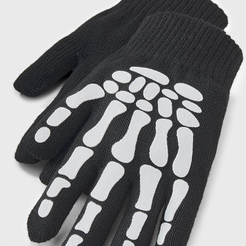 slide 2 of 3, Boys' 2pk Value Glove - Cat & Jack™ Black, 2 ct