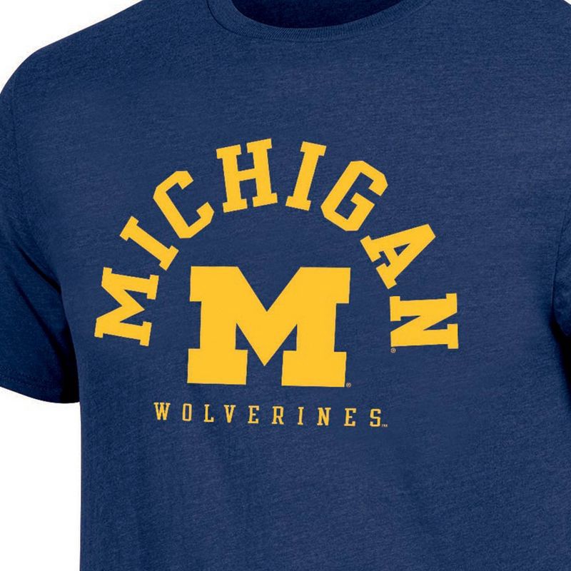slide 3 of 3, NCAA Michigan Wolverines Men's Core T-Shirt - L, 1 ct