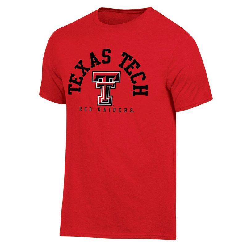 slide 1 of 3, NCAA Texas Tech Red Raiders Men's Core T-Shirt - M: Cotton-Polyester Blend, Fit, 1 ct