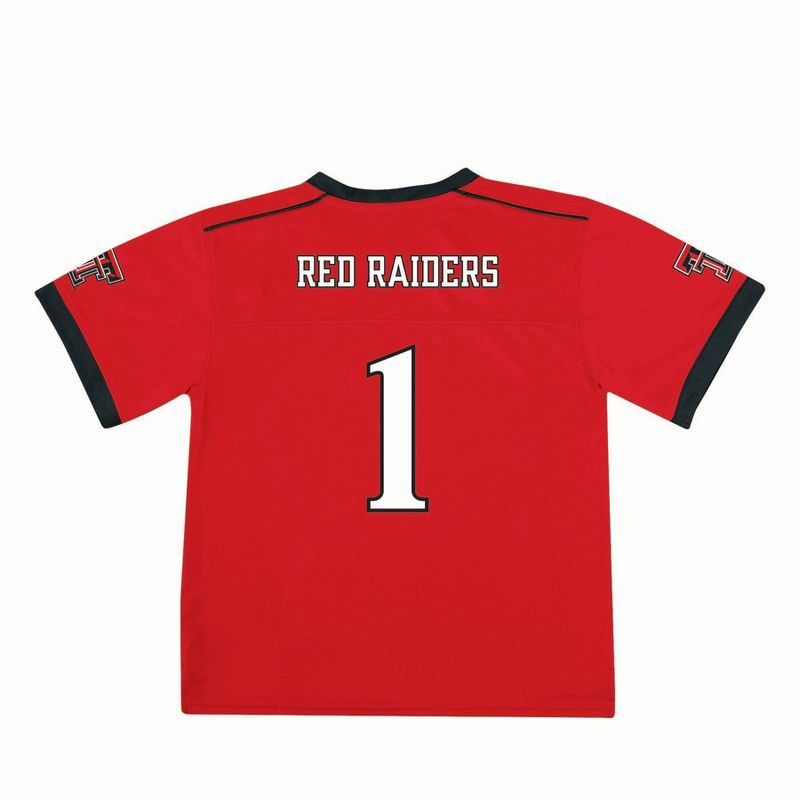 slide 2 of 3, NCAA Texas Tech Red Raiders Toddler Boys' Jersey - 4T, 1 ct
