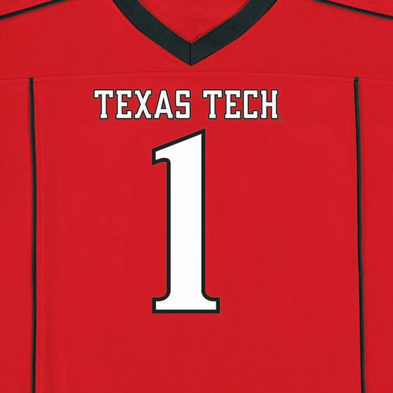 slide 3 of 3, NCAA Texas Tech Red Raiders Toddler Boys' Jersey - 4T, 1 ct