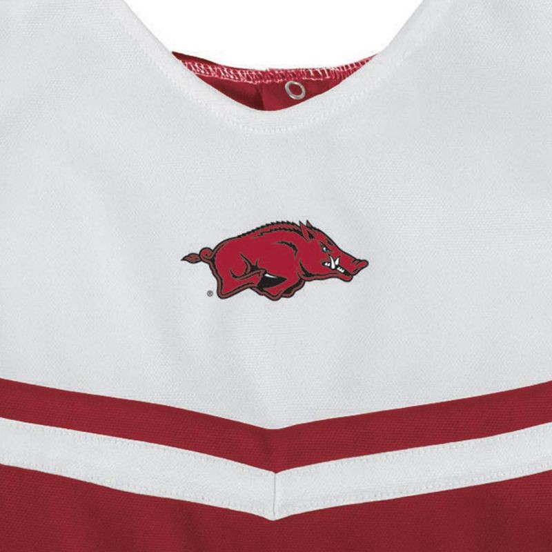 slide 3 of 3, NCAA Arkansas Razorbacks Infant Girls' Cheer Dress Set - 12M, 1 ct