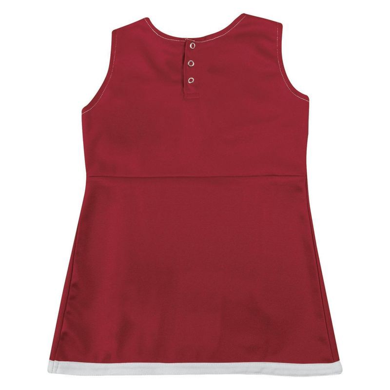slide 2 of 3, NCAA Arkansas Razorbacks Infant Girls' Cheer Dress Set - 18M: Solid Knit V Neck Pullover, 1 ct