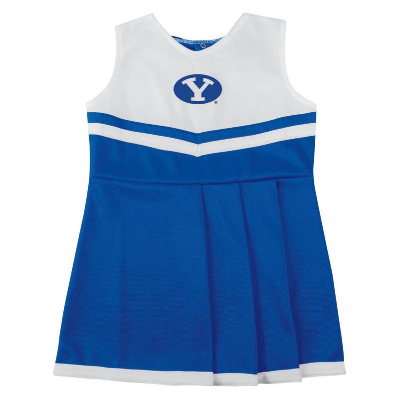 slide 1 of 3, NCAA BYU Cougars Infant Girls' Cheer Dress Set - 24M, 1 ct