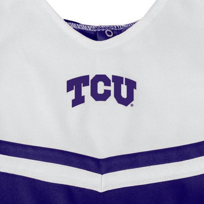 slide 3 of 3, NCAA TCU Horned Frogs Infant Girls' Cheer Dress Set - 12M, 1 ct