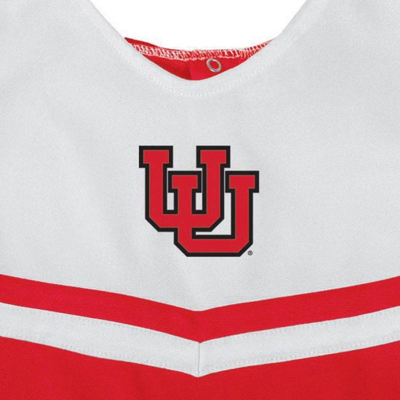slide 3 of 3, NCAA Utah Utes Infant Girls' Cheer Dress Set - 24M, 1 ct