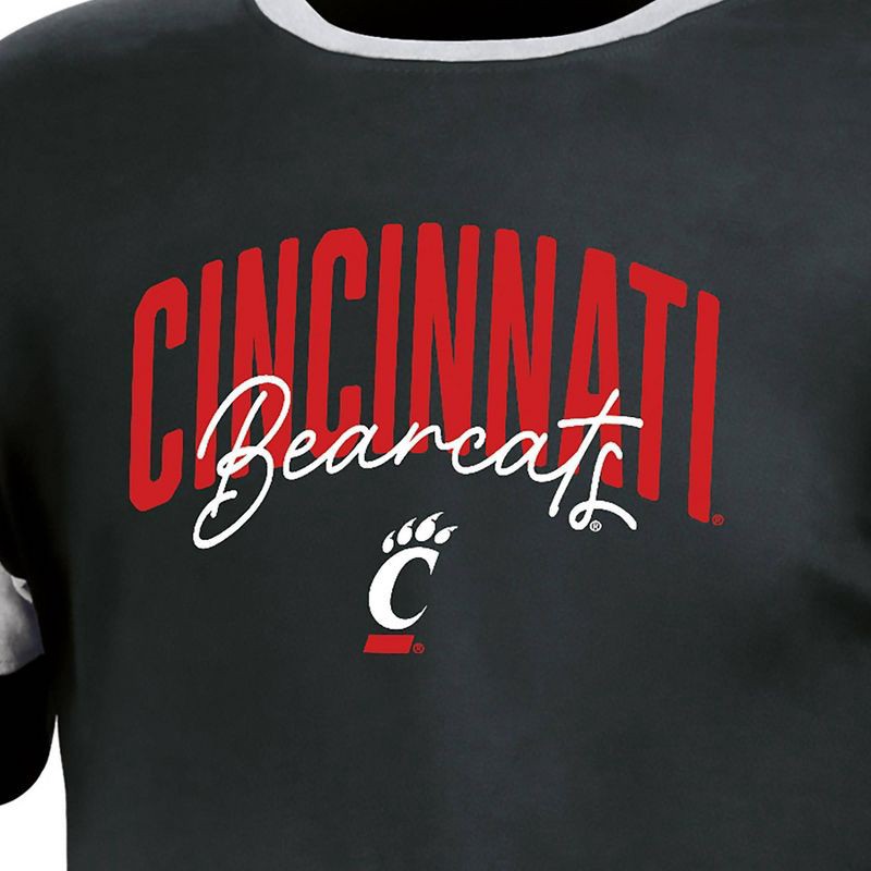 slide 3 of 3, NCAA Cincinnati Bearcats Girls' Knot T-Shirt - XL, 1 ct