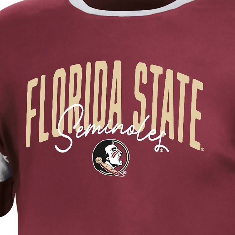 slide 3 of 3, NCAA Florida State Seminoles Girls' Knot T-Shirt - L, 1 ct