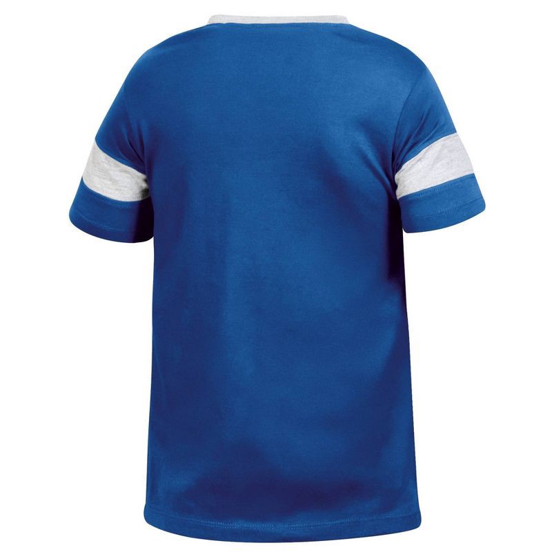 slide 3 of 3, NCAA Kansas Jayhawks Girls' Knot T-Shirt - XS, 1 ct