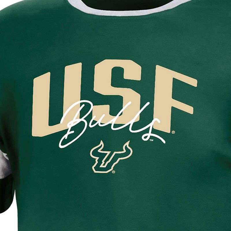slide 3 of 3, NCAA South Florida Bulls Girls' Knot T-Shirt - S, 1 ct