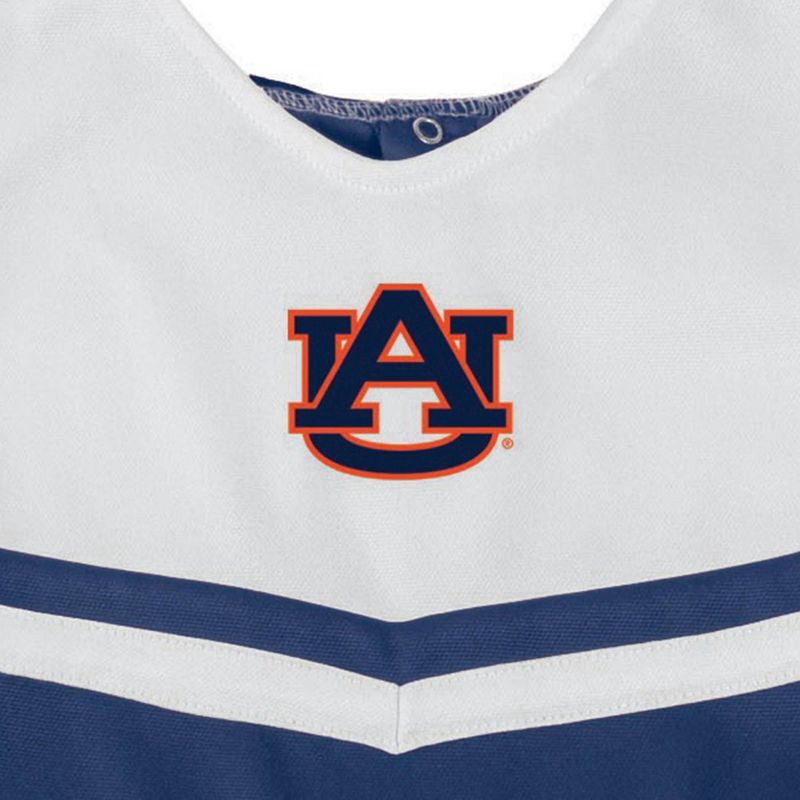 slide 3 of 3, NCAA Auburn Tigers Infant Girls' Cheer Dress Set - 18M: Solid Knit V Neck Pullover, 1 ct