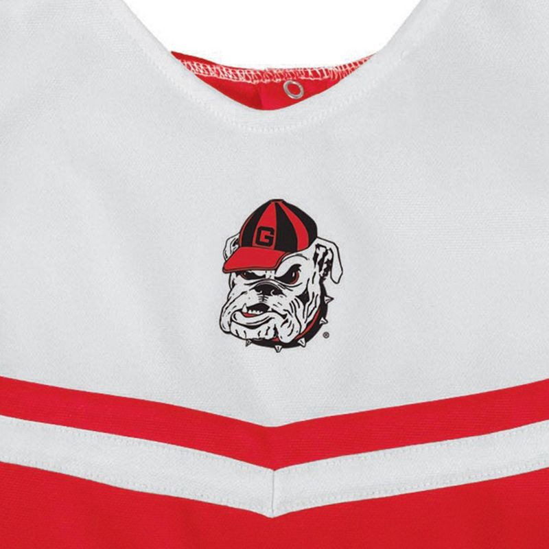 slide 3 of 3, NCAA Georgia Bulldogs Infant Girls' Cheer Dress Set - 24M, 1 ct