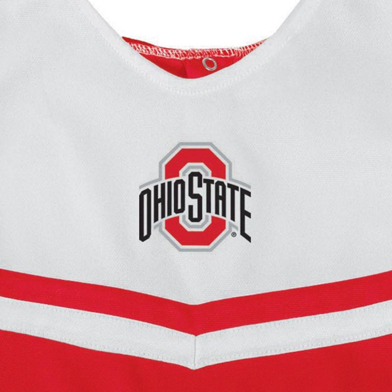 slide 3 of 3, NCAA Ohio State Buckeyes Infant Girls' Cheer Dress Set - 24M, 1 ct