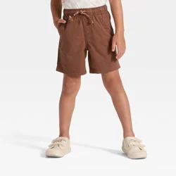Toddler Boys' Pull-On Woven Shorts - Cat & Jack™ Brown 2T
