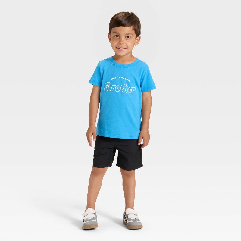 slide 3 of 3, Toddler Boys' Quick Dry Chino Shorts - Cat & Jack™ Black 4T, 1 ct