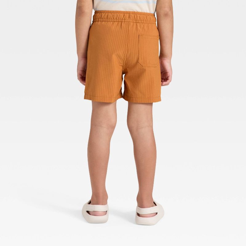 slide 2 of 3, Toddler Boys' Quick Dry Pull-On Shorts - Cat & Jack™ Tan 2T, 1 ct