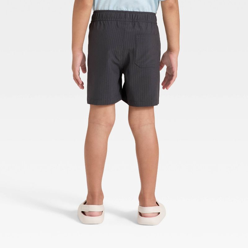 slide 2 of 3, Toddler Boys' Quick Dry Pull-On Shorts - Cat & Jack™ Charcoal 12M, 1 ct