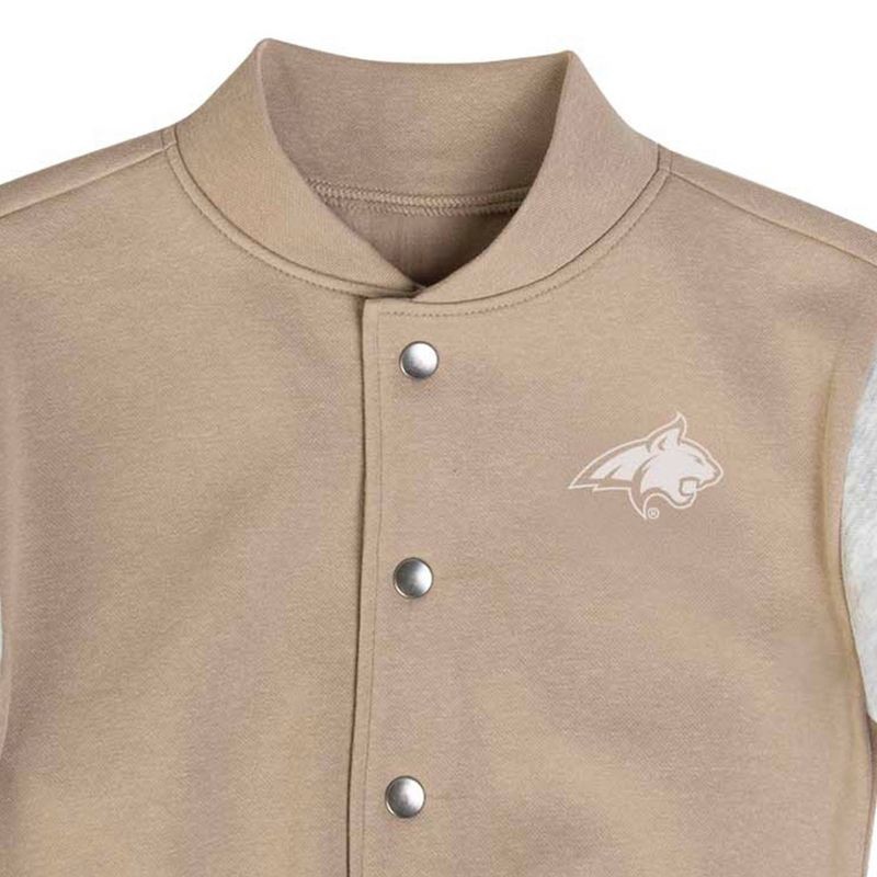 slide 3 of 3, NCAA Montana State Bobcats Toddler Boys' Tan Button Up Jacket - 4T, 1 ct