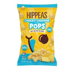 Hippeas Puffs Cheddar Pops - 4oz