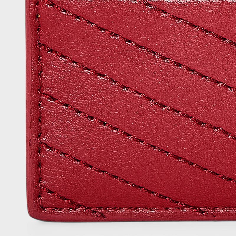 slide 4 of 4, Basic Card Case Wallet - A New Day™ Red, 1 ct