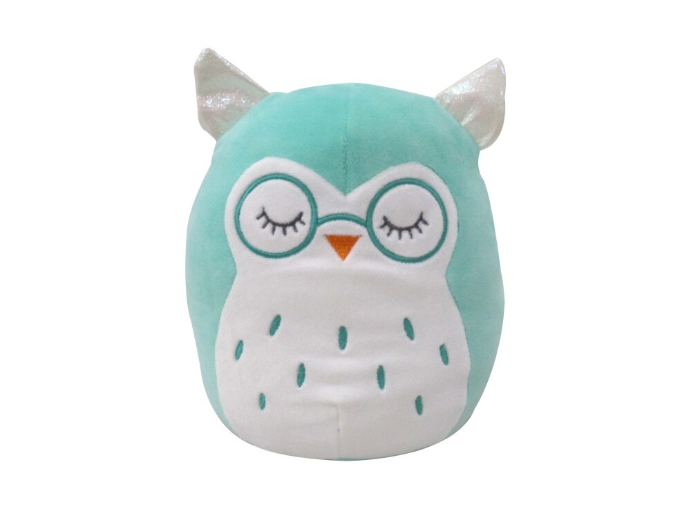 slide 1 of 1, Squishmallows Owl With Glasses Plush - Teal, 8 in