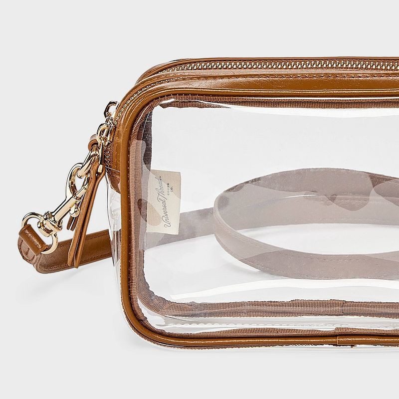 slide 5 of 5, Double Zip Camera Crossbody Bag - Universal Thread™ Clear, 1 ct