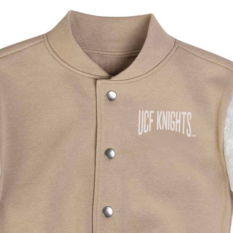 slide 3 of 3, NCAA UCF Knights Toddler Boys' Tan Button Up Jacket - 3T, 1 ct