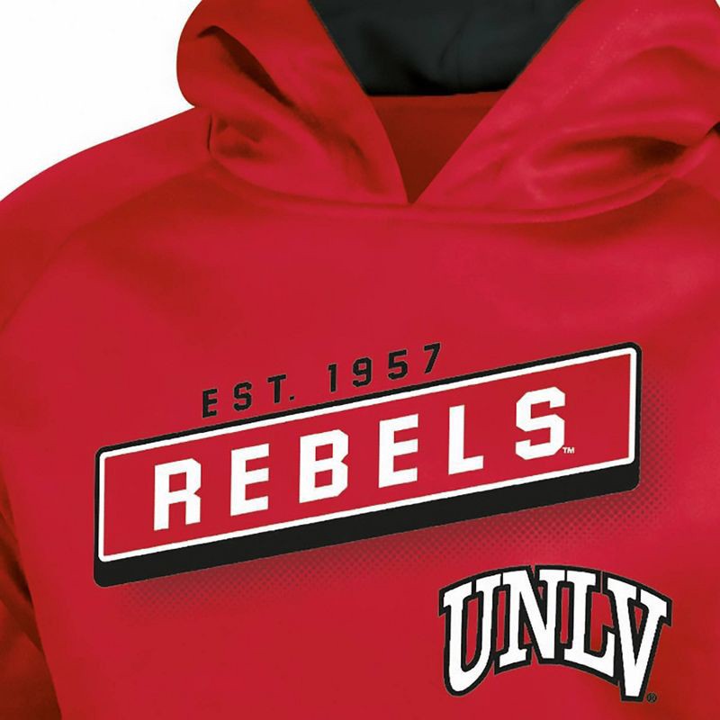 slide 3 of 3, NCAA UNLV Rebels Boys' Gray Hooded Sweatshirt - L, 1 ct