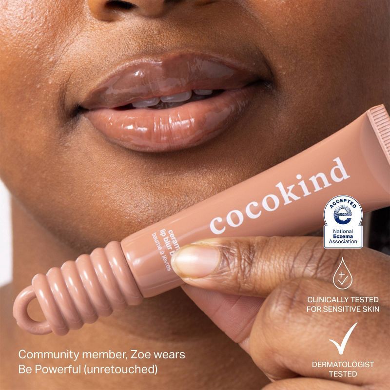 slide 3 of 8, cocokind Ceramide Lip Blur Balm - Be Powerful - 0.37 fl oz, 0.37 fl oz