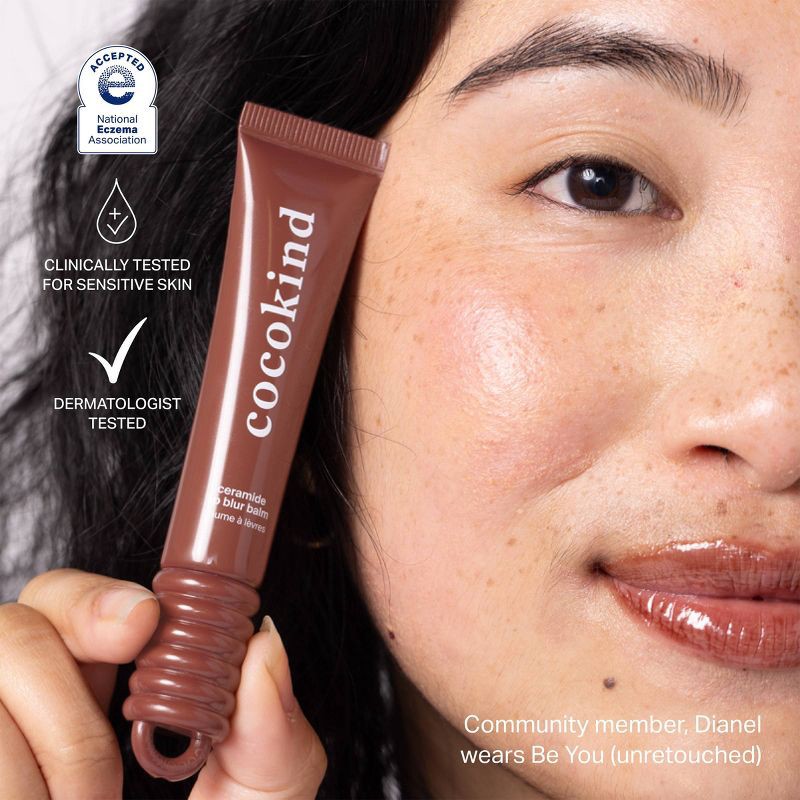 slide 3 of 8, cocokind Ceramide Lip Blur Balm - Be You - 0.37 fl oz, 0.37 fl oz