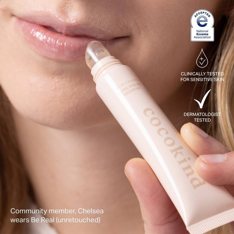 slide 4 of 9, cocokind Ceramide Lip Blur Balm - Be Real - 0.37 fl oz, 0.37 fl oz