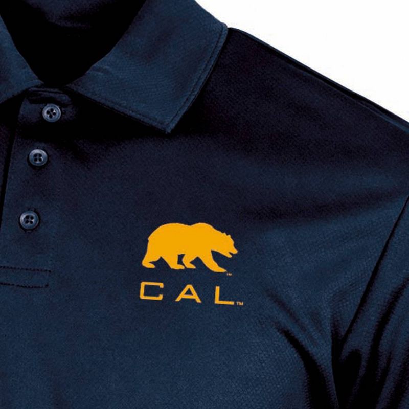 slide 3 of 3, NCAA Cal Golden Bears Men's Polo T-Shirt - XL, 1 ct