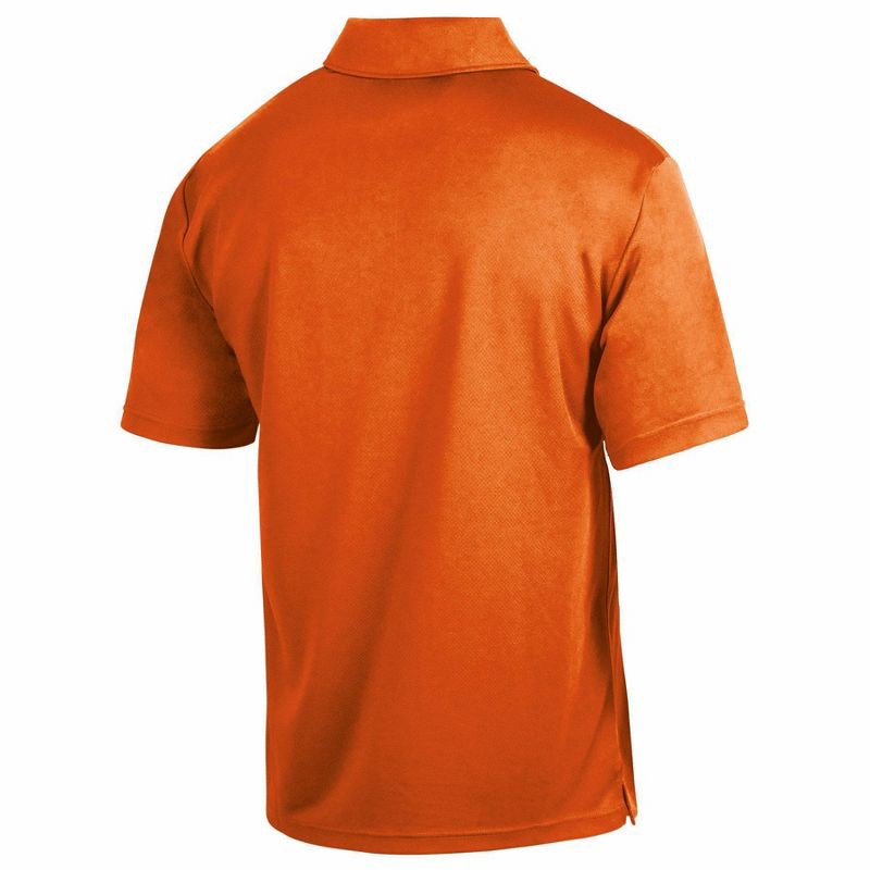 slide 2 of 3, NCAA Clemson Tigers Men's Polo T-Shirt - M: Lightweight Polyester, Standard Fit, 1 ct