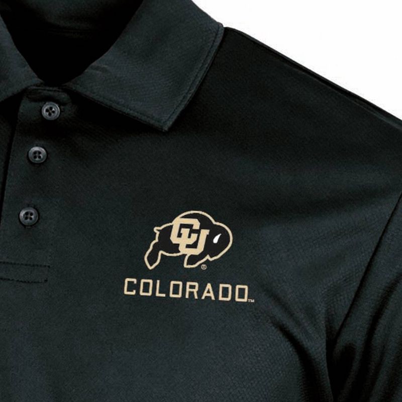 slide 3 of 3, NCAA Colorado Buffaloes Men's Polo T-Shirt - L, 1 ct