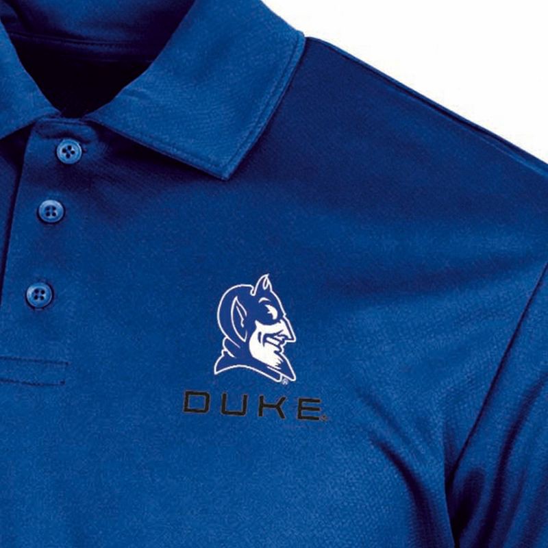 slide 3 of 3, NCAA Duke Blue Devils Men's Polo T-Shirt - XXL, 1 ct
