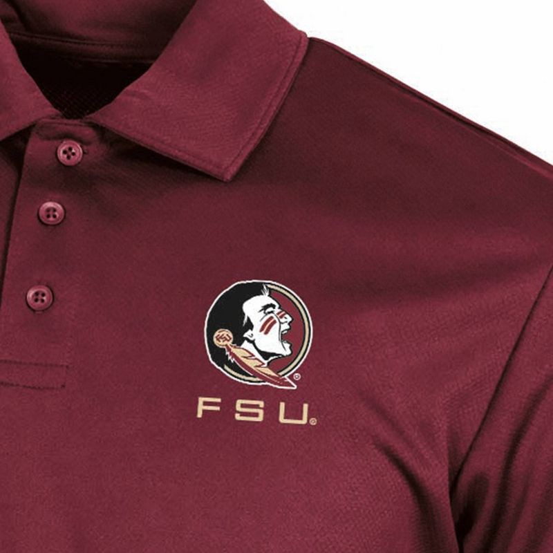 slide 3 of 3, NCAA Florida State Seminoles Men's Polo T-Shirt - L, 1 ct