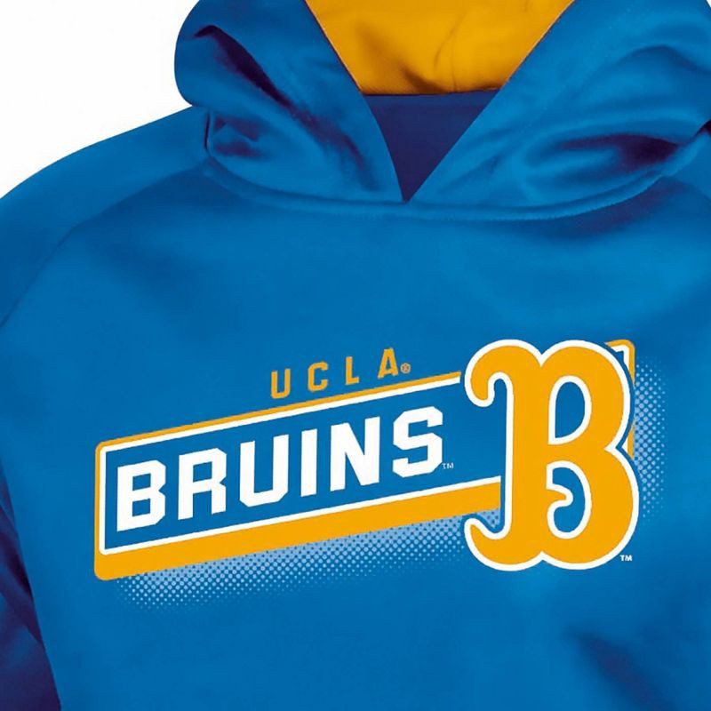 slide 2 of 3, NCAA UCLA Bruins Boys' Gray Hooded Sweatshirt - L, 1 ct