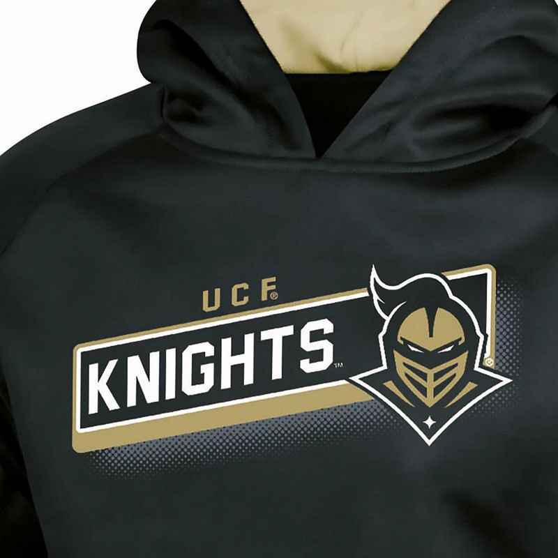 slide 3 of 3, NCAA UCF Knights Boys' Gray Hooded Sweatshirt - M: Fleece Pullover, 1 ct