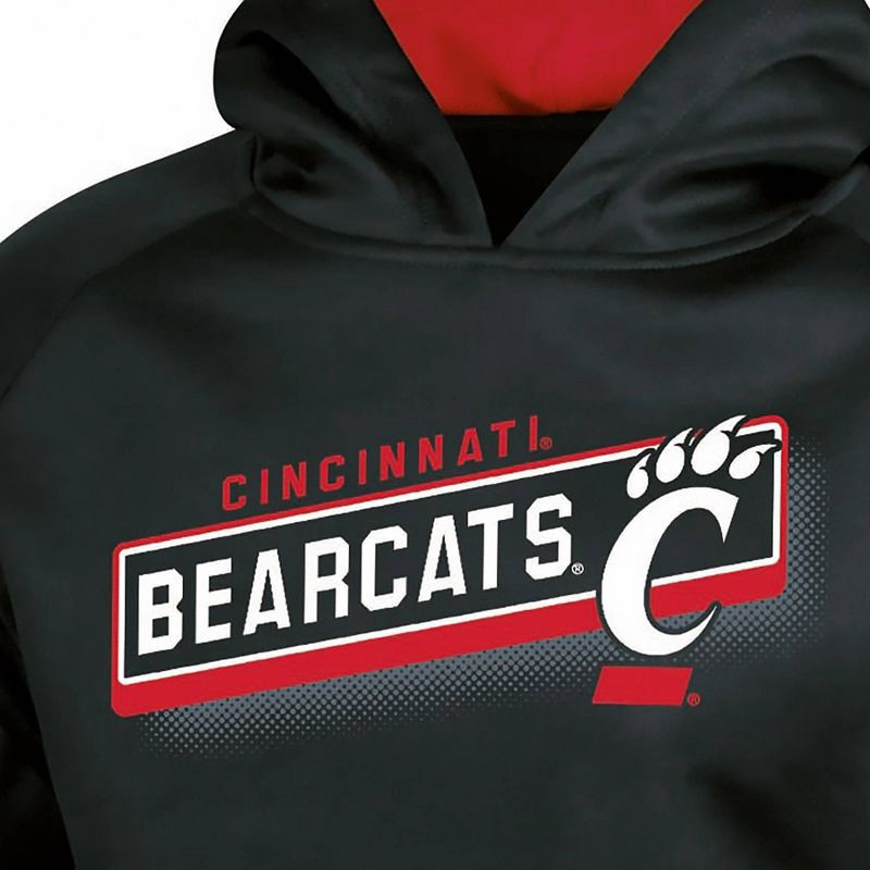 slide 2 of 3, NCAA Cincinnati Bearcats Boys' Gray Hooded Sweatshirt - L, 1 ct