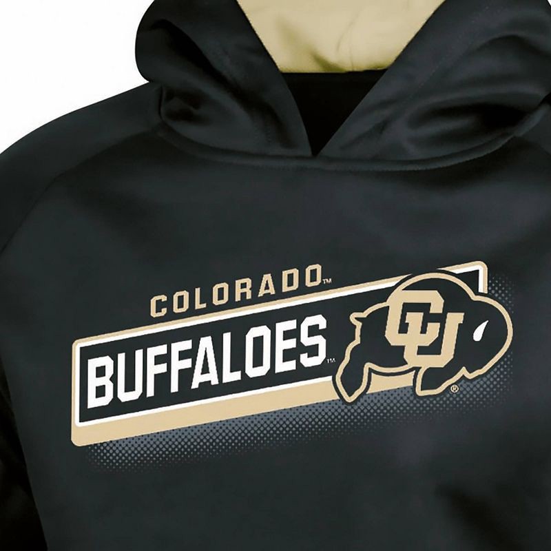 slide 2 of 3, NCAA Colorado Buffaloes Boys' Gray Hooded Sweatshirt - XL, 1 ct