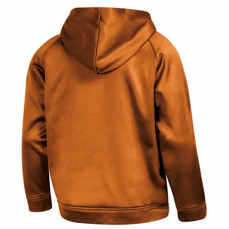 slide 2 of 3, NCAA Texas Longhorns Boys' Gray Hooded Sweatshirt - M, 1 ct
