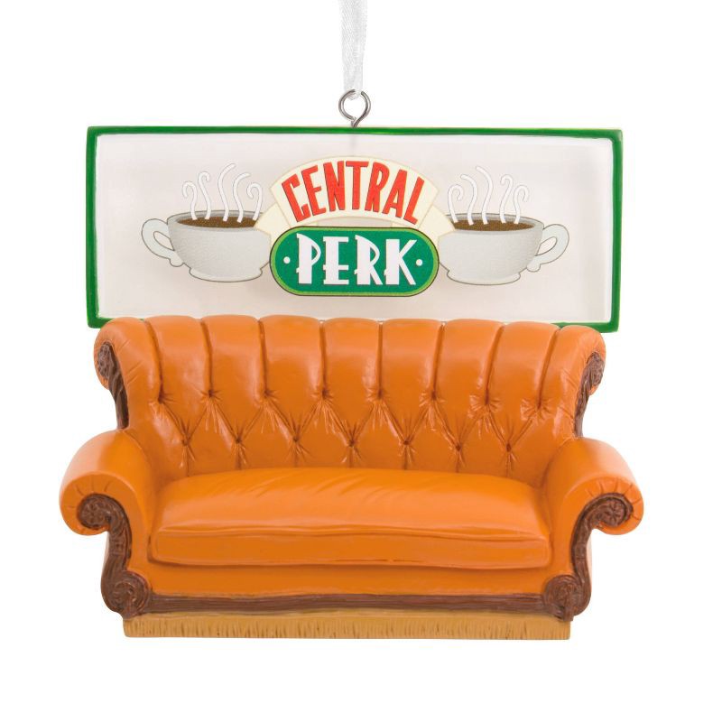 slide 1 of 5, Hallmark Resin Figural Central Perk Couch, 1 ct
