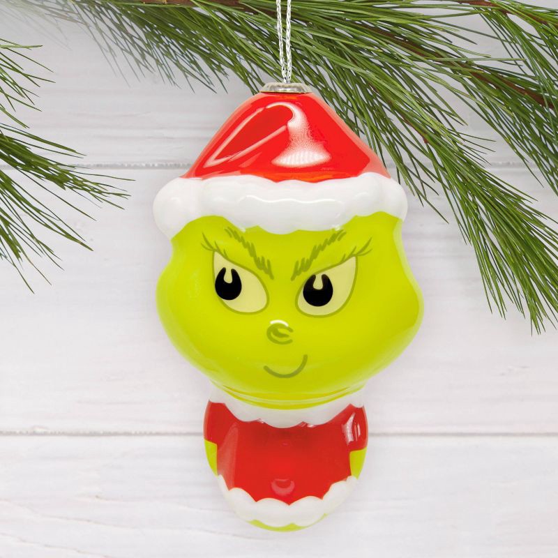 slide 5 of 7, Hallmark Decoupage Figural Grinch Target, 1 ct