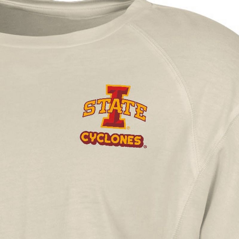 slide 3 of 3, NCAA Iowa State Cyclones Women's Long Sleeve Cream T-Shirt - XL, 1 ct