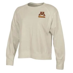 NCAA Minnesota Golden Gophers Women's Long Sleeve Cream T-Shirt - L