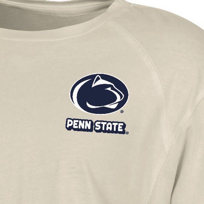 slide 3 of 3, NCAA Penn State Nittany Lions Women's Long Sleeve Cream T-Shirt - XL, 1 ct