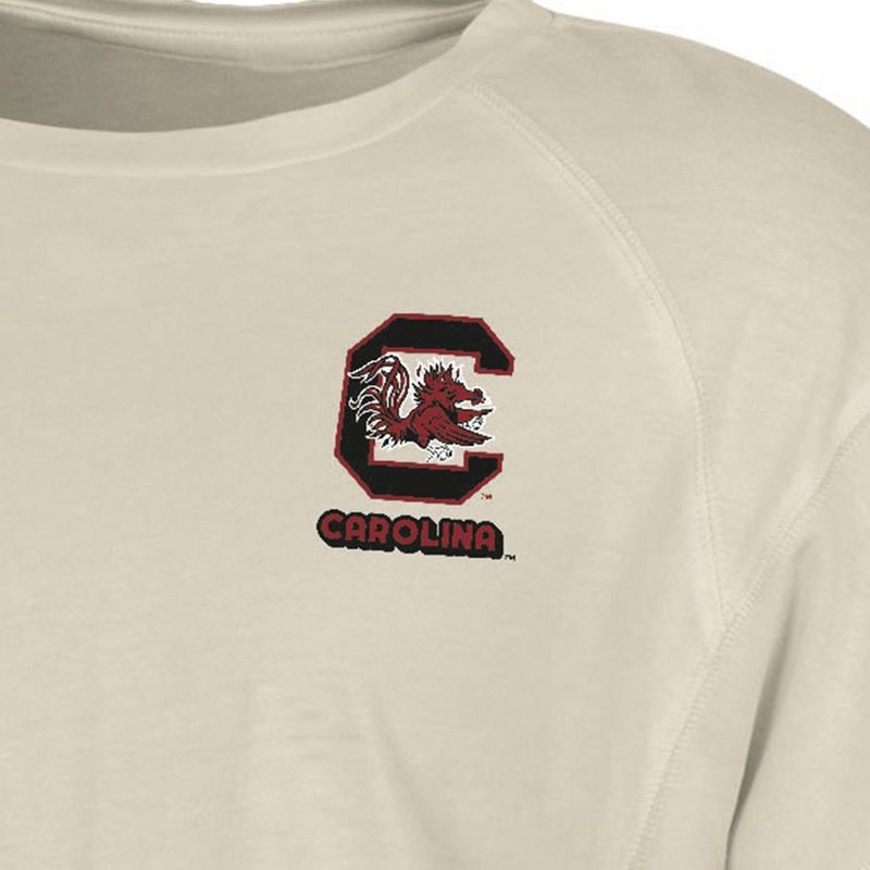 slide 3 of 3, NCAA South Carolina Gamecocks Women's Long Sleeve Cream T-Shirt - S, 1 ct