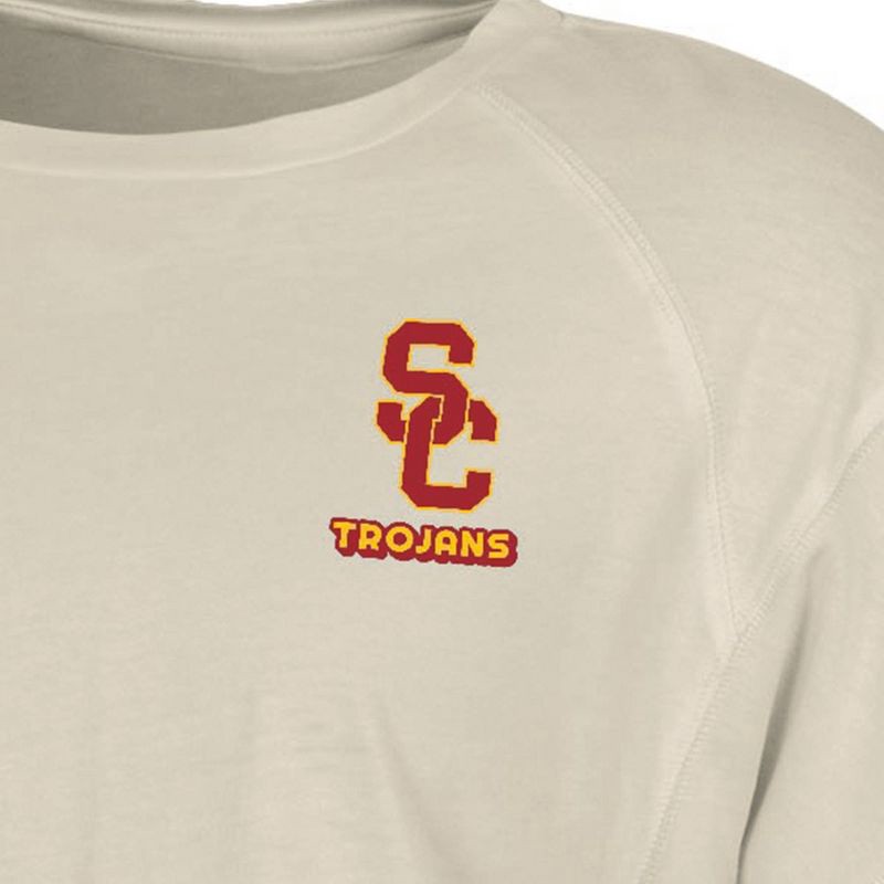 slide 3 of 3, NCAA USC Trojans Women's Long Sleeve Cream T-Shirt - XL, 1 ct