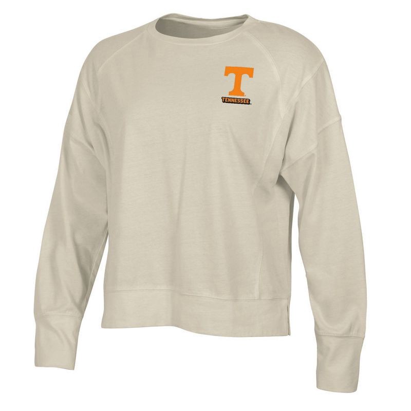 slide 1 of 3, NCAA Tennessee Volunteers Women's Long Sleeve Cream T-Shirt - XL, 1 ct