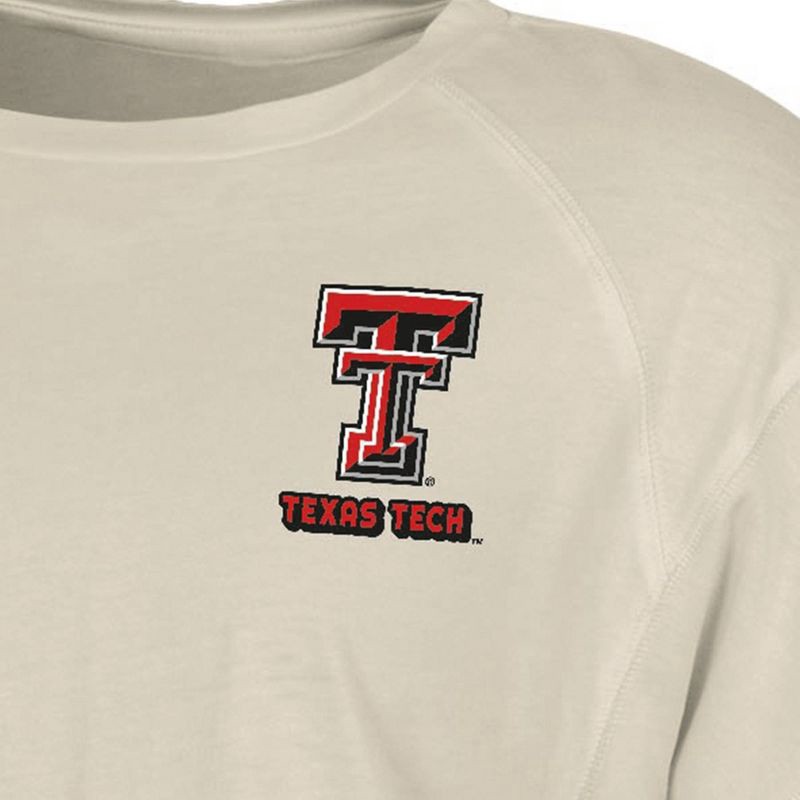 slide 3 of 3, NCAA Texas Tech Red Raiders Women's Long Sleeve Cream T-Shirt - L, 1 ct